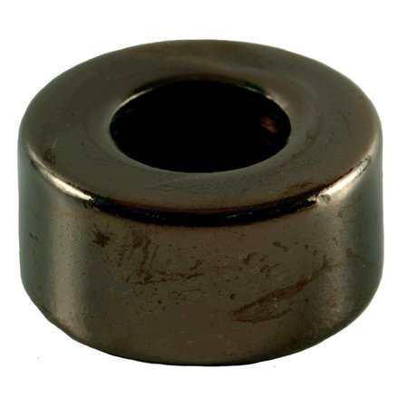 Midwest Fastener Round Spacer, Black Chrome Steel, 3/8 in Overall Lg, 3/8 in Inside Dia 34083
